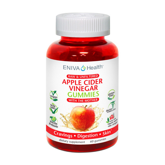 Apple Cider Vinegar Gummies – Raw & Unfiltered with The Mother (60 ct)